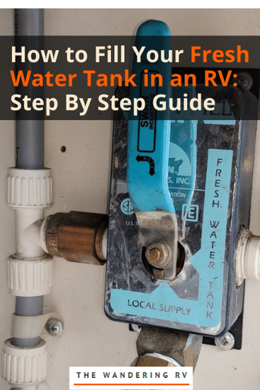 How to Fill Your Fresh Water Tank in an RV Step By Step Guide