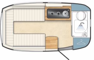 Barefoot Caravan Floor plan