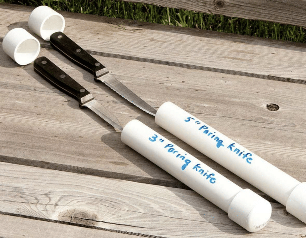 Carry Knife in PVC Pipe