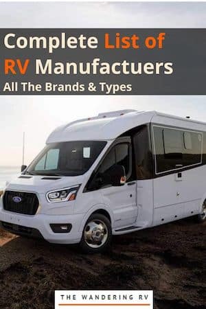 Complete List of RV Manufacturers: All the Brands & Types