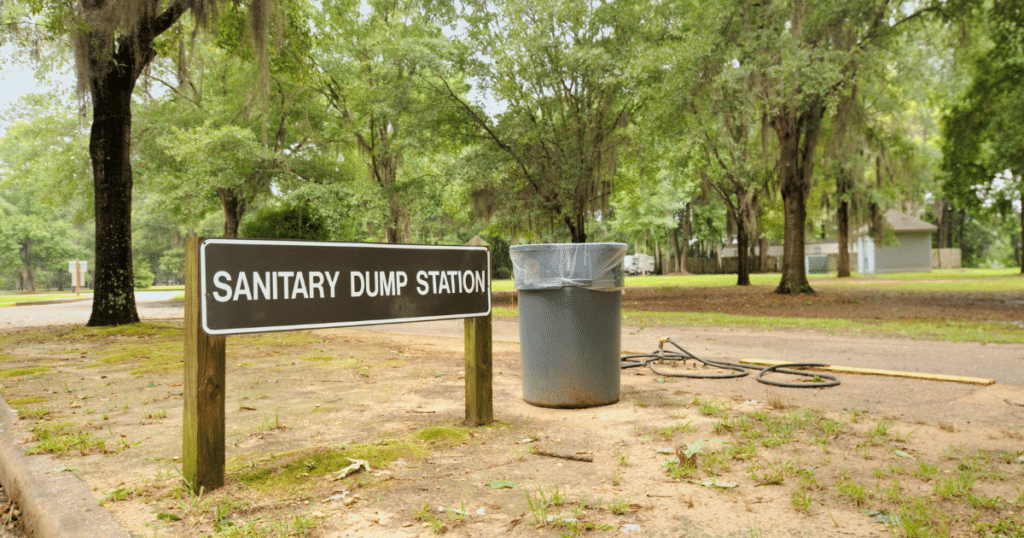 Sanitary Dump Station Sign