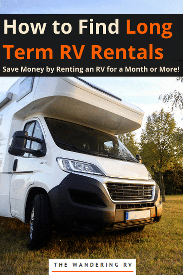 How to Find Long Term RV Rentals for a Month or More