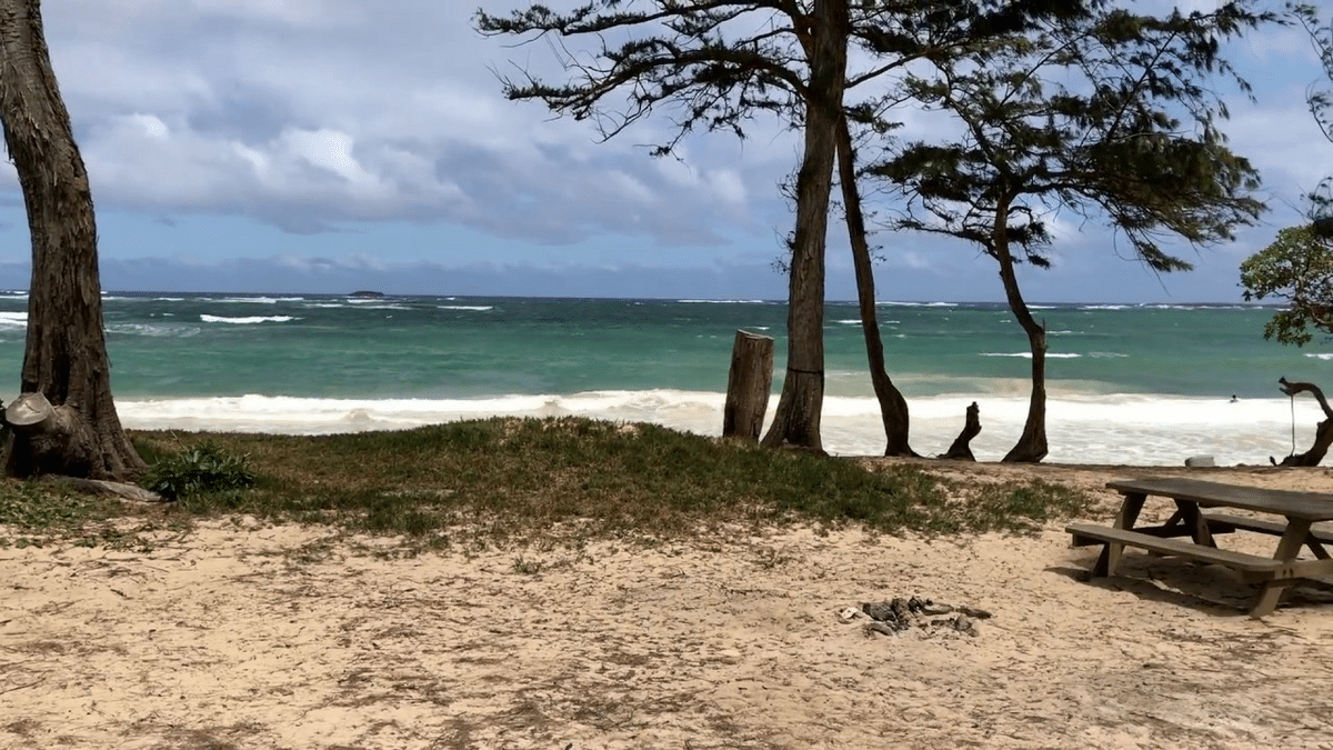 Malaekahana beach campground