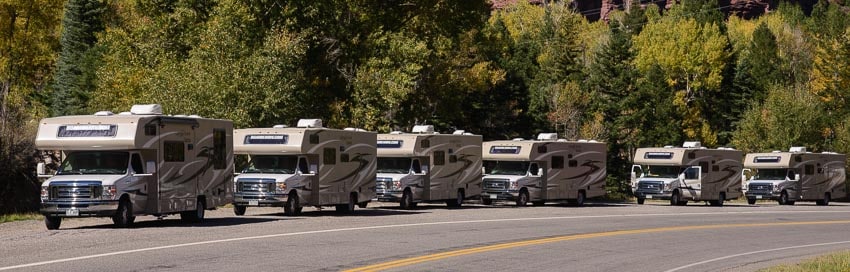 Rv rental fleet