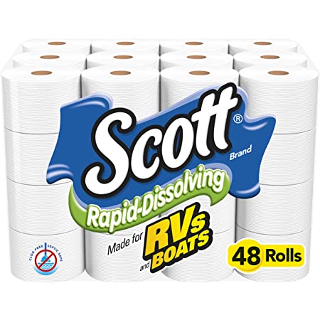 Scott rapid dissolving rv toilet paper