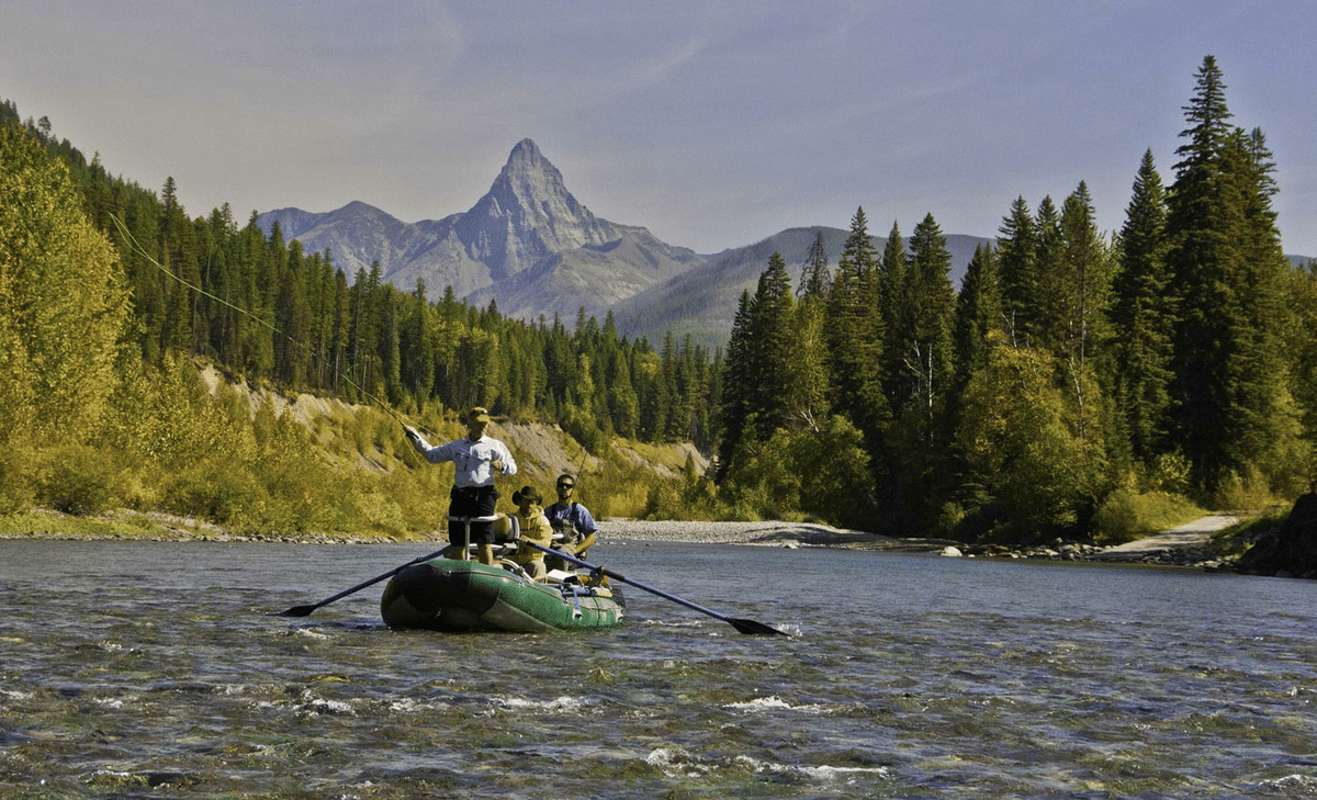 Fishing and boating glacier national park