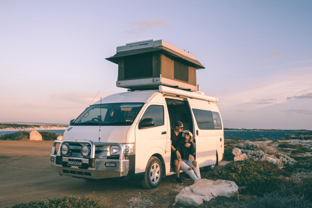 Living in camper van