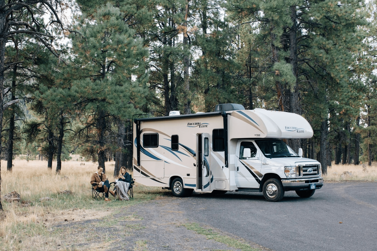 Sitting by rv