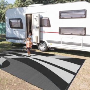 stylish camping outdoor rv reversible mat