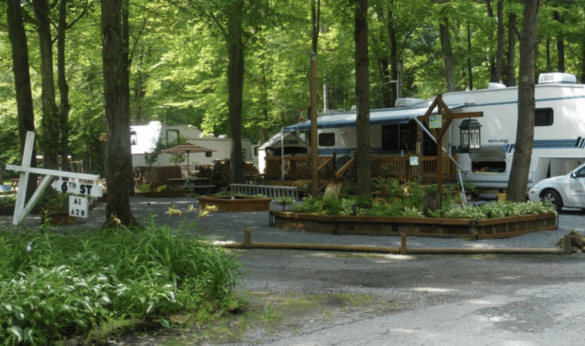 Woodland campground