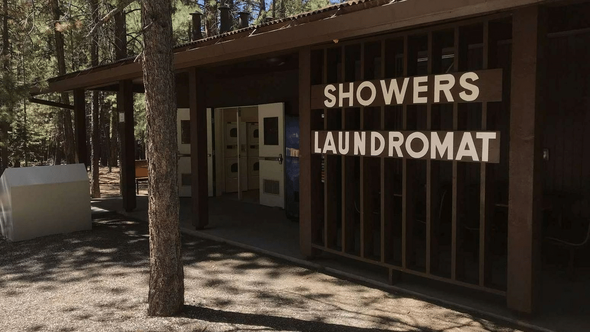 Showers at a national park