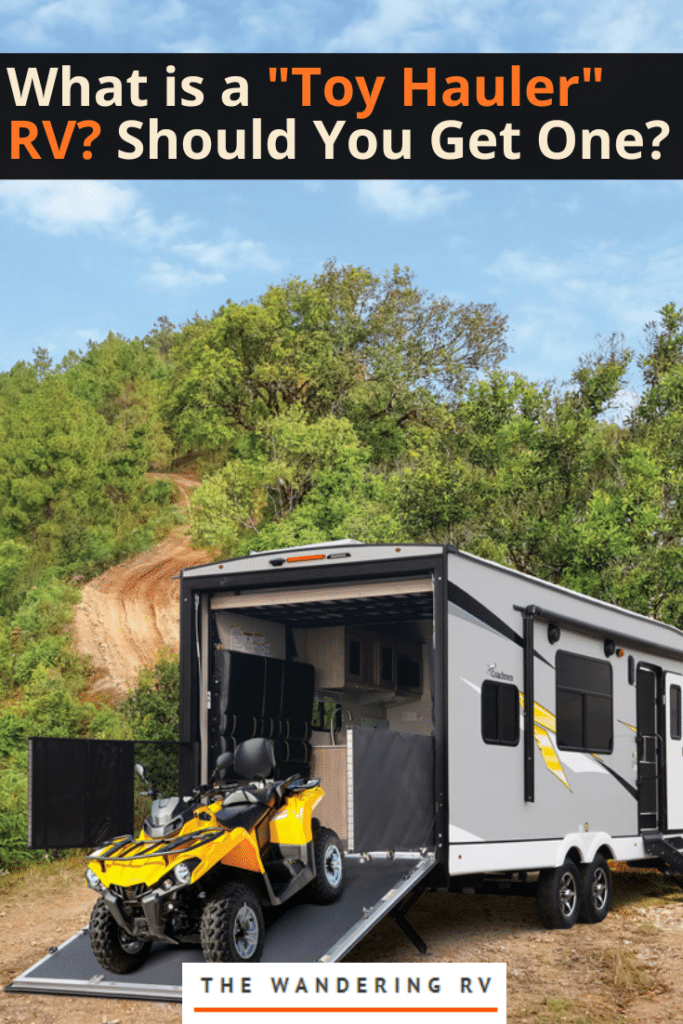 what is a toy hauler rv and should you get one