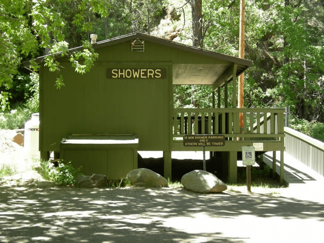 Campground showers