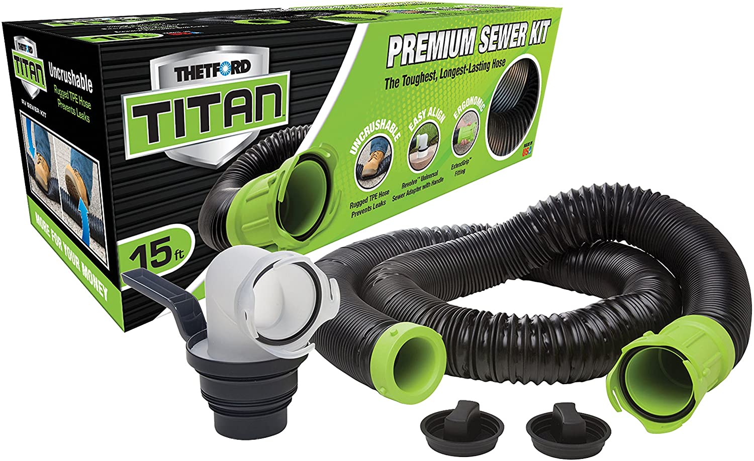 Titan rv sewer hose kit