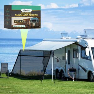 rv awning shade screen